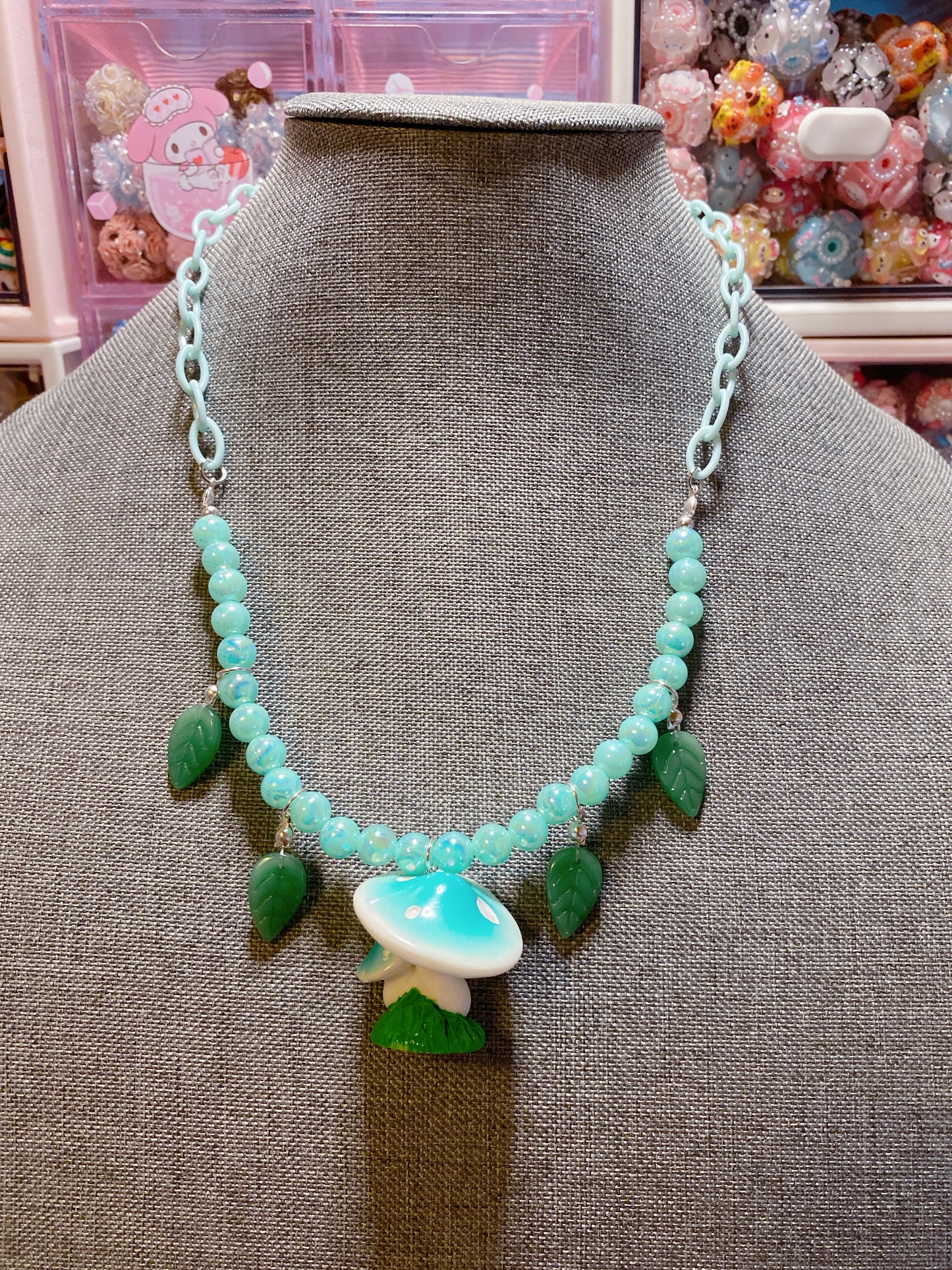 Mushroom Necklace