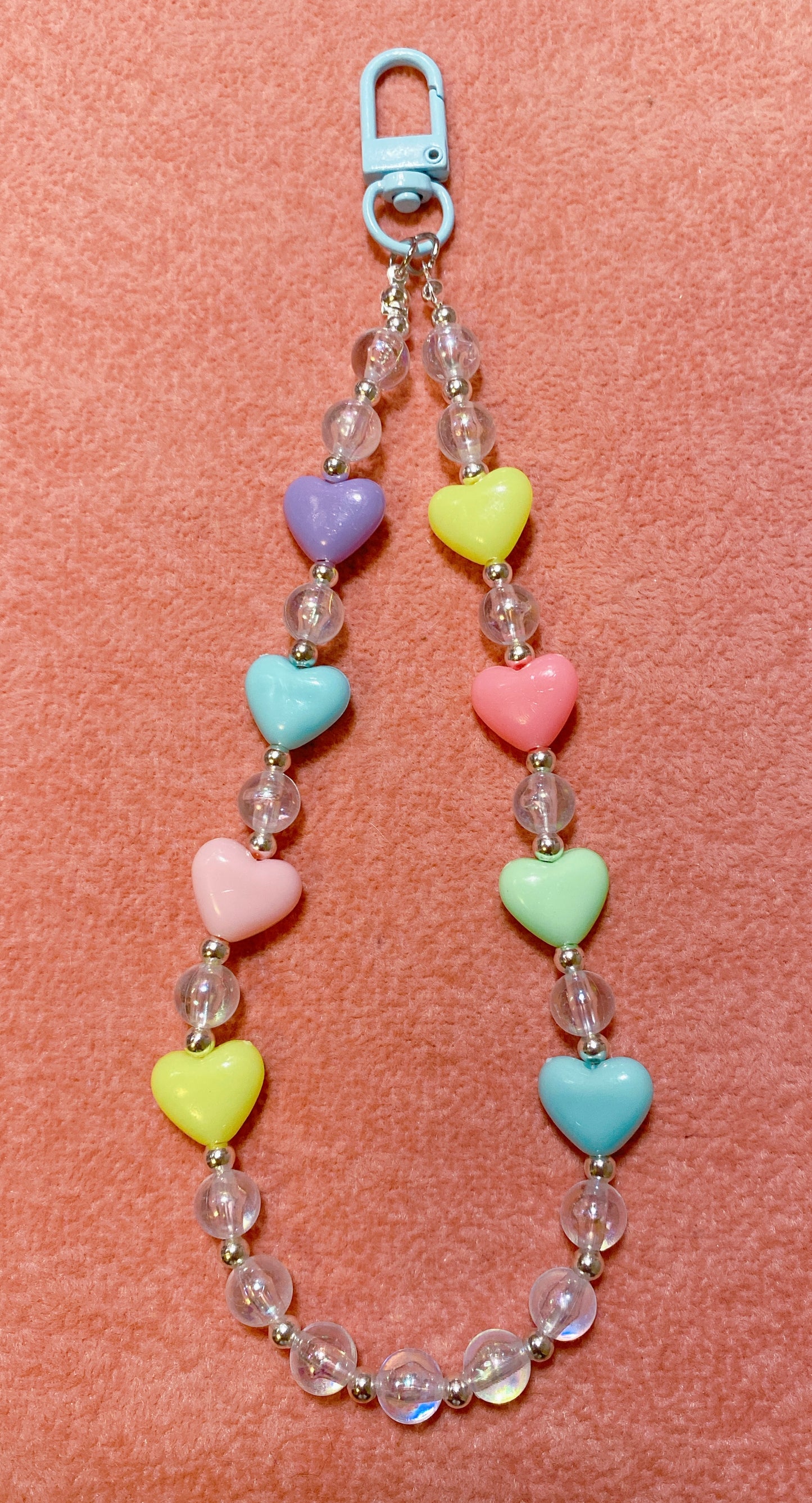 Candy Hearts Bag Chain